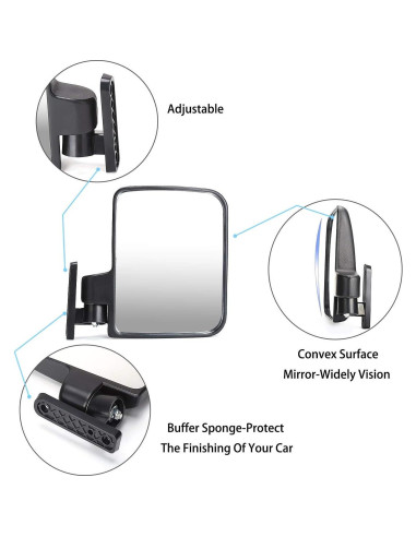 Espejos Laterales Plegables Universales Weitron para Carritos de Golf