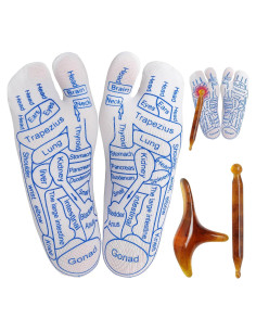 Juego de Calcetines de Reflexología AM-reimay para Masaje de Pies