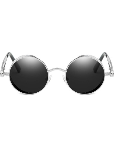 Gafas de sol redondas Dollger UV400 metal retro estilo