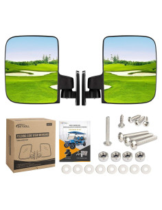 Espejos Laterales Plegables BETOOLL HW9008 para Carritos de Golf
