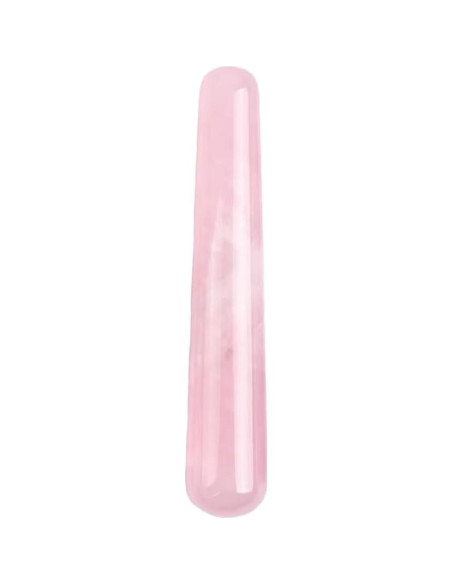 Barra de Masaje Gua Sha Cuarzo Rosa Leosense 11.4cm