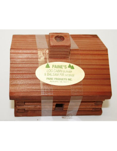 Horno de Incienso de Cabaña de Madera Paine con 10 Troncos 2