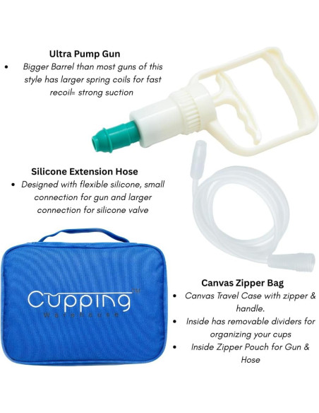 Juego de Ventosas de Terapia Profesional Cupping Warehouse - 20 Unidades