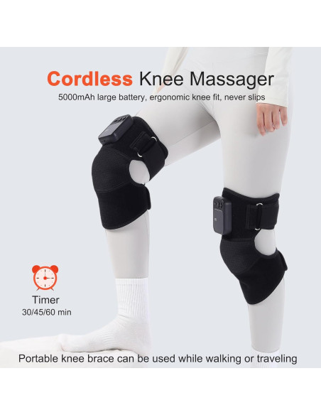Masajeador de Rodilla KlugPop V5.0 Inalámbrico con Calor