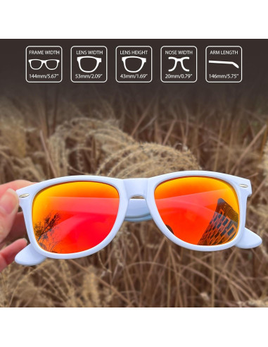 Gafas de sol cuadradas Joopin polarizadas UV400 unisex