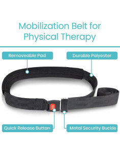 Cinturón de Movilización Vive para Terapia Física - 2.44m 2