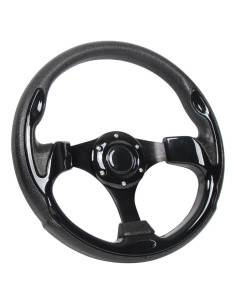 Volante de Carro de Golf YEHICY Universal 31.75 cm Negro