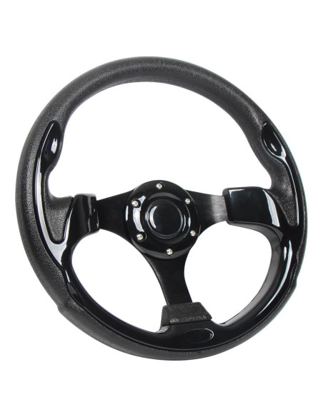 Volante de Carro de Golf YEHICY Universal 31.75 cm Negro