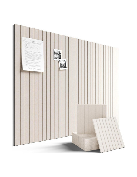 Tablero de Corcho Fieltro Grande Fluxynara 121.92x91.44cm 12 Piezas