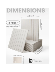 Tablero de Corcho Fieltro Grande Fluxynara 121.92x91.44cm 12 Piezas 2