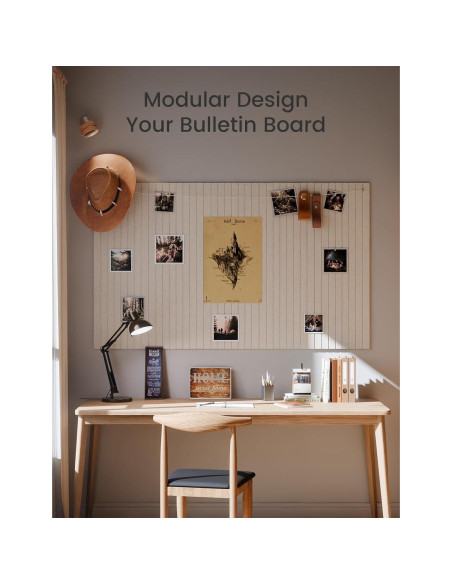 Tablero de Corcho Fieltro Grande Fluxynara 121.92x91.44cm 12 Piezas