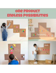 Calcomanía Pizarra Magnética Papa Blue - Set 6 Hojas 76x76cm 2