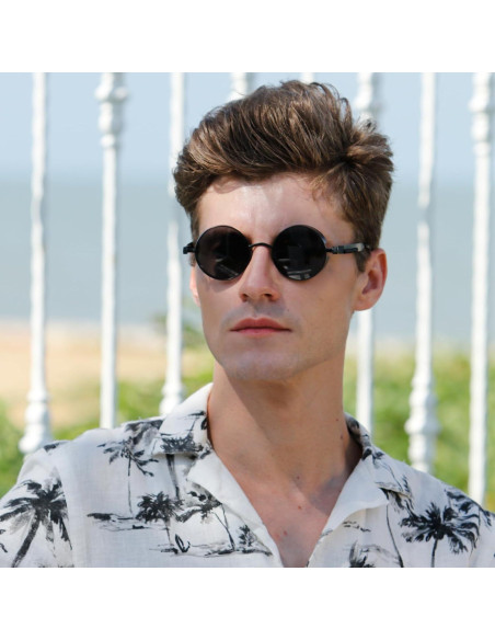 Gafas de Sol Redondas UV400 Metal Retro Dollger