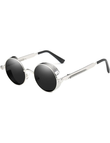 Gafas de Sol Redondas UV400 Metal Retro Dollger