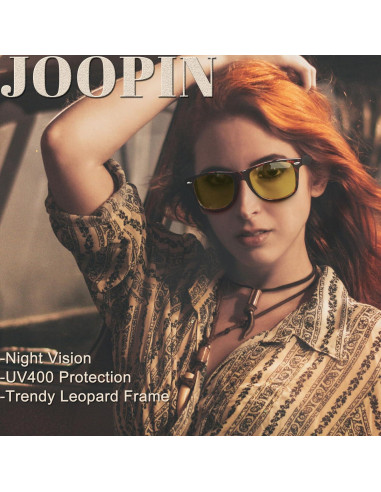 Gafas de sol Joopin cuadradas UV400 unisex diseño moderno