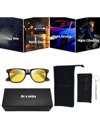 Gafas de sol Joopin cuadradas UV400 unisex diseño moderno