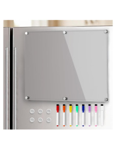 Pizarra Blanca Magnética Acrílica LANDNEOO 36.83 x 29.21 cm