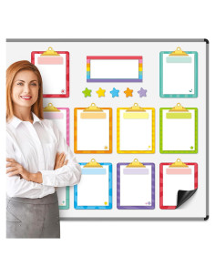 16 Etiquetas Magnéticas Borrado en Seco Trandraft Multicolor