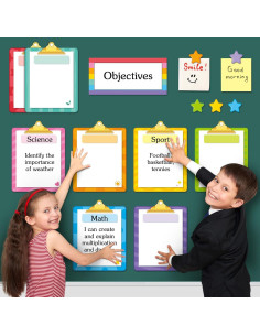 16 Etiquetas Magnéticas Borrado en Seco Trandraft Multicolor 2