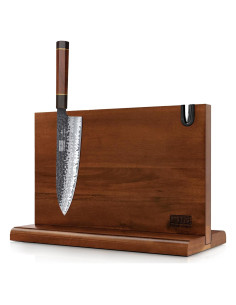 Cuchillo de Chef Gyuto Japonés HOSHANHO 20 cm + Bloque Magnético 35.56 x 25.4 cm