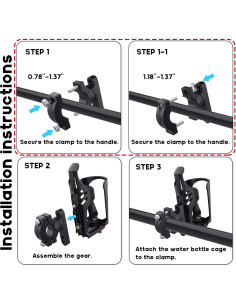 Soporte para Botella de Agua EDSRDUX para Bicicleta Gris 2