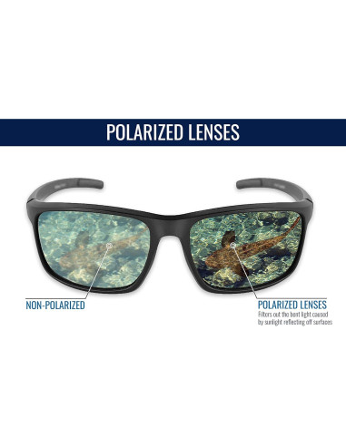 Gafas de Seguridad Bullhead BH95129PFT Espejo Azul Polarizado