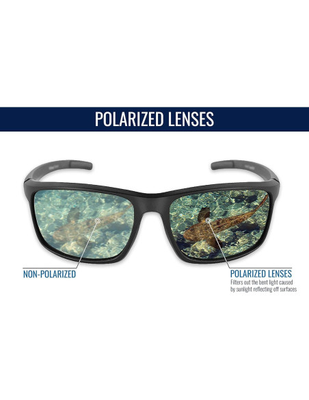 Gafas de Seguridad Bullhead BH95129PFT Espejo Azul Polarizado