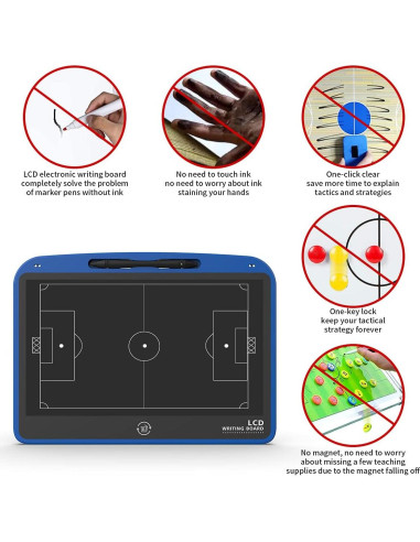 Pizarra táctica electrónica VNVDFLM para baloncesto y fútbol