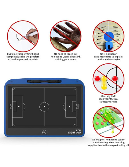 Pizarra táctica electrónica VNVDFLM para baloncesto y fútbol