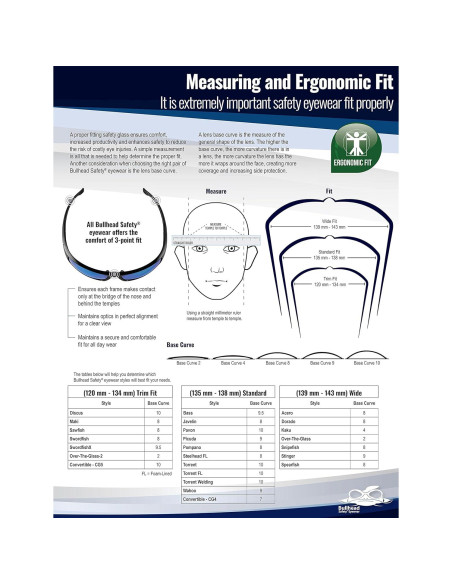 Gafas de Seguridad Bullhead BH95129PFT Espejo Azul Polarizado