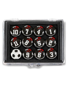 Imanes de Entrenamiento de Fútbol SCOPRO, Marcadores Magnéticos 1.9 cm