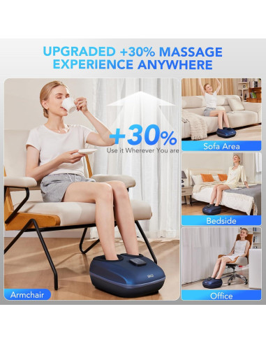 Masajeador de pies SKG YS100 con calor y control remoto