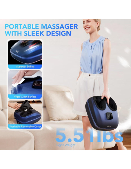 Masajeador de pies SKG YS100 con calor y control remoto