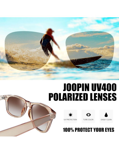 Gafas de sol cuadradas Joopin polarizadas UV400 para todos