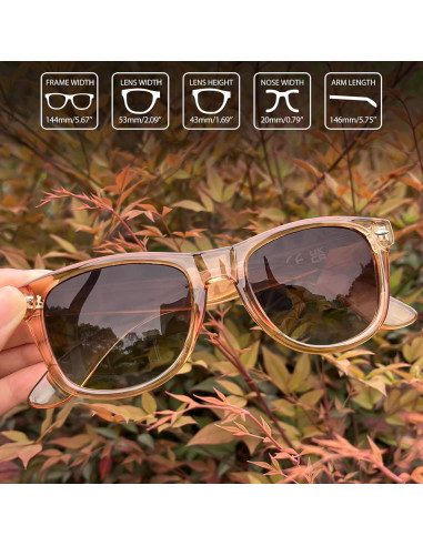 Gafas de sol cuadradas Joopin polarizadas UV400 para todos