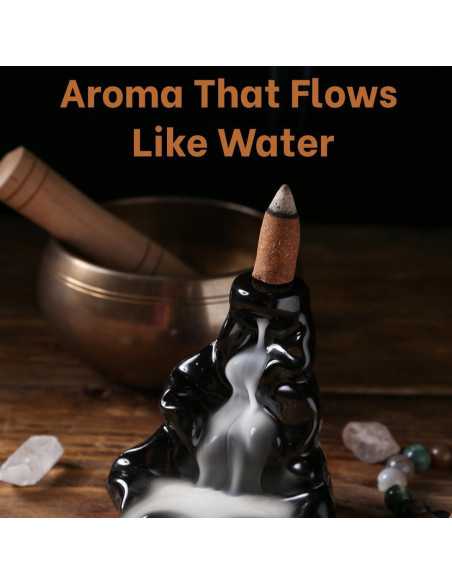 Conos de Incienso de Sándalo Yajna - 20 Unidades Hechos a Mano