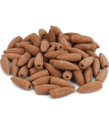 Conos de Incienso de Sándalo Yajna - 20 Unidades Hechos a Mano