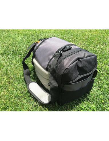 Bolsa de Frisbee Disc Golf Throwback Sports con Nevera 12 Discos