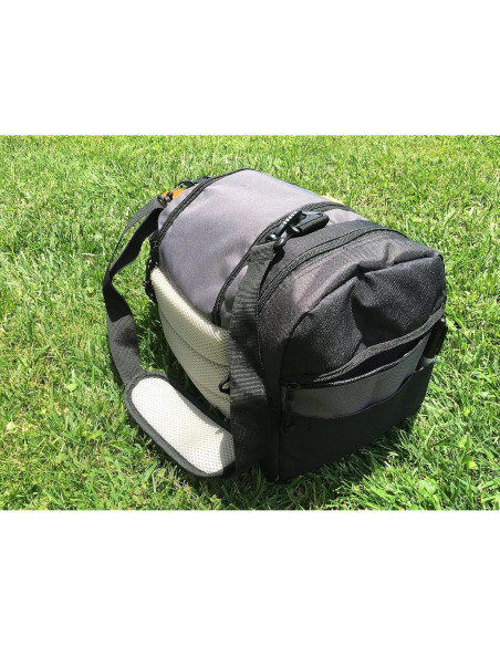 Bolsa de Frisbee Disc Golf Throwback Sports con Nevera 12 Discos