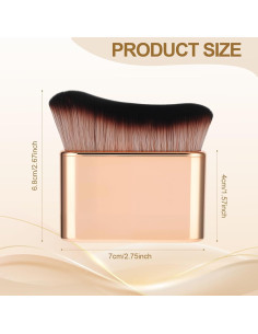 Brocha Corporal Premium Runhike con Cerdas Suaves y Densas 2