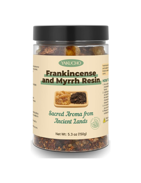 Conjunto de Incienso y Mirra Yakucho 150 g - Resina Natural