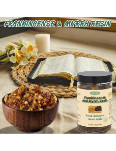 Conjunto de Incienso y Mirra Yakucho 150 g - Resina Natural 2