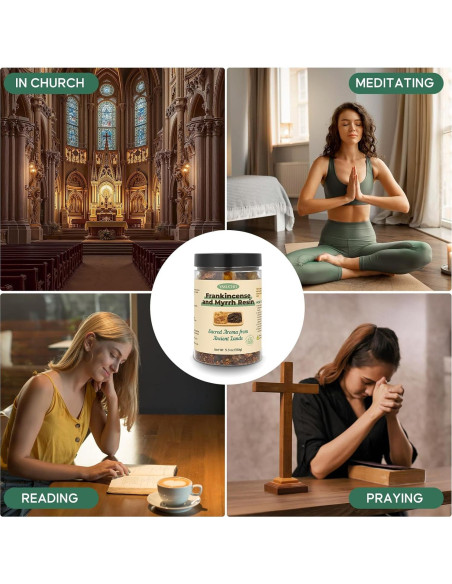 Conjunto de Incienso y Mirra Yakucho 150 g - Resina Natural