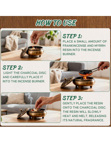 Conjunto de Incienso y Mirra Yakucho 150 g - Resina Natural