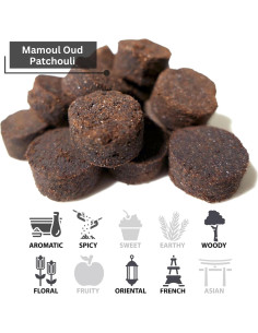Incienso Mamoul Oud Patchouli 80g - Resina Prensada para Quemador 2