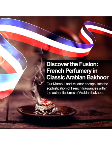 Incienso Mamoul Oud Patchouli 80g - Resina Prensada para Quemador