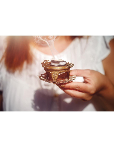 Incienso Mamoul Oud Patchouli 80g - Resina Prensada para Quemador