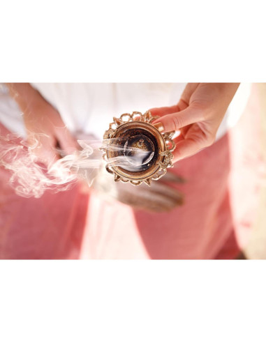 Incienso Mamoul Oud Patchouli 80g - Resina Prensada para Quemador