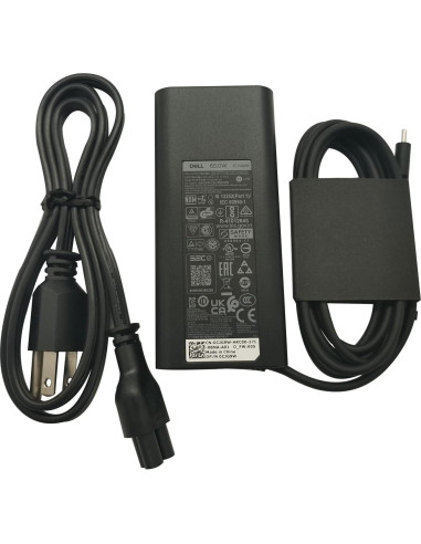Cargador Laptop Dell 65W Tipo C Original con Cable 3ft