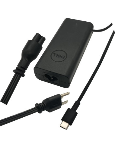 Cargador Laptop Dell 65W Tipo C Original con Cable 3ft